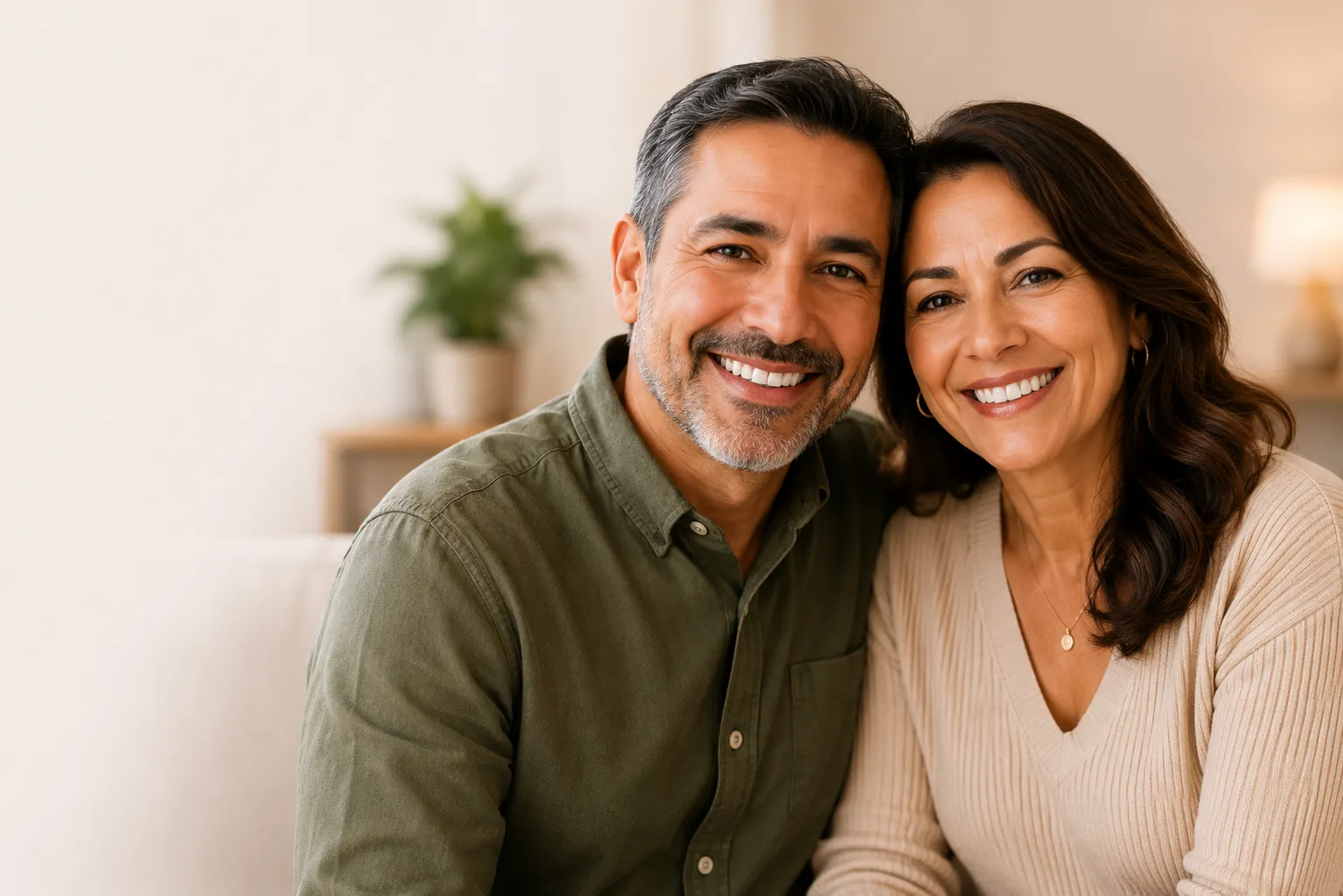 A happy couple at Modesto Dentistry And Implants