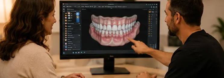 Precision smile planning with advanced 3D imaging at Modesto Dentistry And Implants