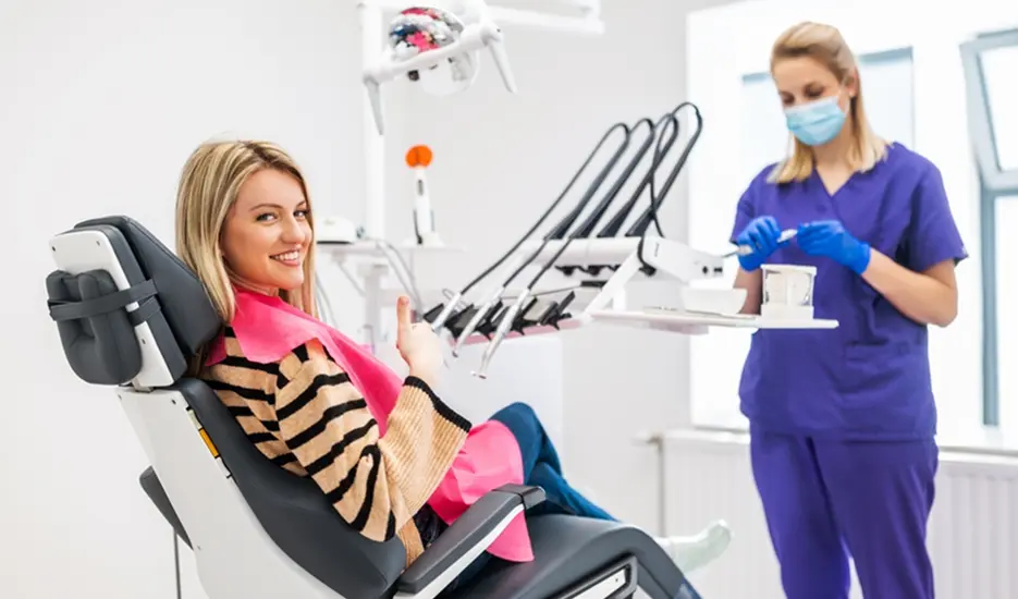 A confident, smiling patient at Modesto Dentistry And Implants